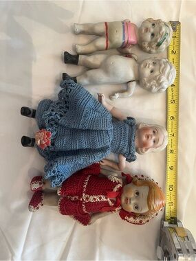Charming Bisque Porcelain Dolls Articulated Made In Japan 1920’s. #22
